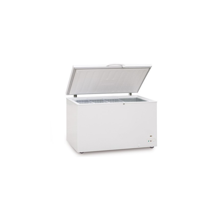 Congélateur 459 L couvercle blanc