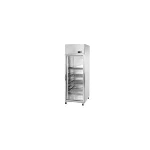 Congélateur inox 700 L / 1 porte vitrée