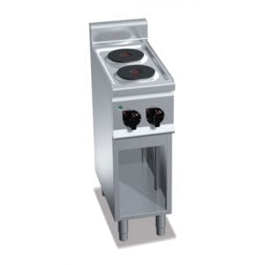 Cuisinière électrique 2 plaques (4kW) sur pieds