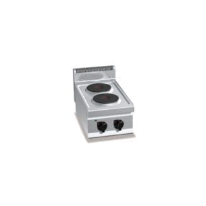 Cuisinière électrique 2 plaques (5,2kW) à poser