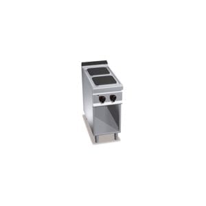Cuisinière électrique 2 plaques (7kW) sur pieds