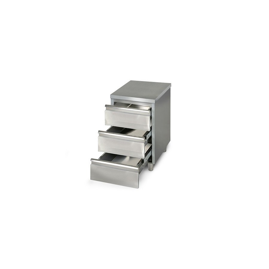 Placard 3 tiroirs / P.600 mm
