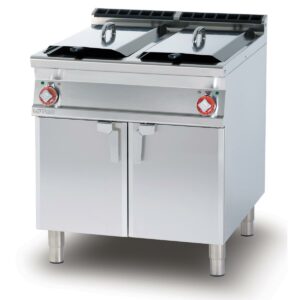 Friteuse électrique sur meuble 2x18 litres-profondeur 700- LOTUS