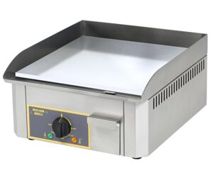 Plaque à snacker gaz en acier chromé – 1 zone de cuisson