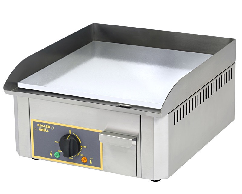 Plaque à snacker gaz en acier chromé – 1 zone de cuisson